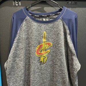 Cleveland Cavaliers Fanatics 4XL Tee — Gray/Blue Short Sleeve